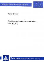 Cover-Bild Die Heimkehr der Jakobskinder (Jes. 43,1-7)