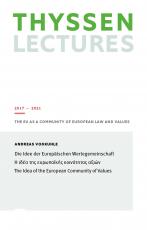 Cover-Bild Die Idee der Europäischen Wertegemeinschaft