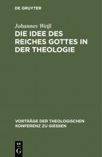 Cover-Bild Die Idee des Reiches Gottes in der Theologie