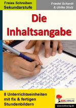 Cover-Bild Die Inhaltsangabe