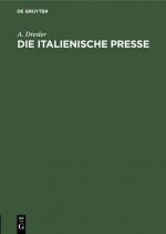 Cover-Bild Die italienische Presse