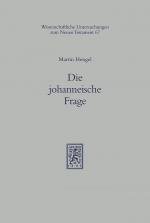 Cover-Bild Die johanneische Frage