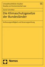 Cover-Bild Die Klimaschutzgesetze der Bundesländer