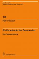 Cover-Bild Die Komplexität des Steuerrechts