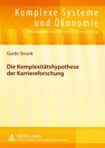 Cover-Bild Die Komplexitätshypothese der Karriereforschung