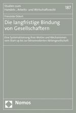 Cover-Bild Die langfristige Bindung von Gesellschaftern