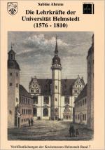 Cover-Bild Die Lehrkräfte der Universität Helmstedt (1576-1810)