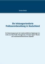 Cover-Bild Die leistungsorientierte Professorenbesoldung in Deutschland