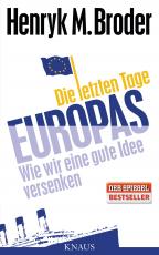 Cover-Bild Die letzten Tage Europas