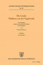 Cover-Bild Die Lieder Walthers von der Vogelweide