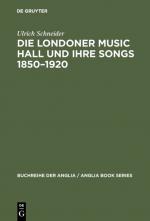 Cover-Bild Die Londoner Music Hall und ihre Songs 1850–1920