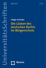 Cover-Bild Die Lücken des deutschen Rechts im Bürgenschutz