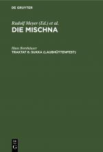 Cover-Bild Die Mischna. Mo'ed / Sukka (Laubhüttenfest)