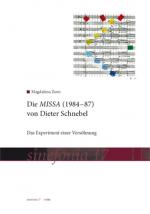 Cover-Bild Die MISSA (1984-87) von Dieter Schnebel