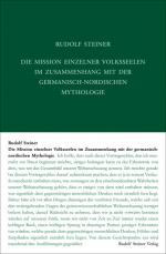 Cover-Bild Die Mission einzelner Volksseelen im Zusammenhange mit der germanisch-nordischen Mythologie