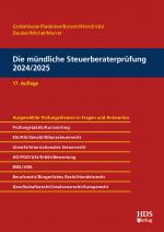 Cover-Bild Die mündliche Steuerberaterprüfung 2024/2025