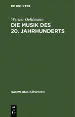 Cover-Bild Die Musik des 20. Jahrhunderts
