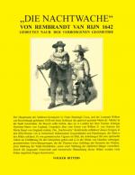 Cover-Bild Die Nachtwache von Rembrandt van Rijn 1642 - Gedeutet nach der verborgenen Geometrie