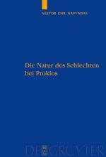 Cover-Bild Die Natur des Schlechten bei Proklos