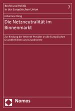 Cover-Bild Die Netzneutralität im Binnenmarkt