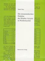 Cover-Bild Die neuaramäischen Dialekte der Khabur-Assyrer in Nordostsyrien