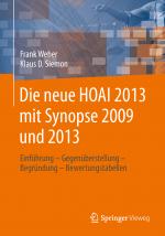 Cover-Bild Die neue HOAI 2013 mit Synopse 2009 und 2013