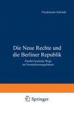 Cover-Bild Die Neue Rechte und die Berliner Republik