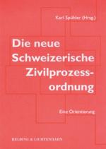 Cover-Bild Die neue Schweizerische Zivilprozessordnung