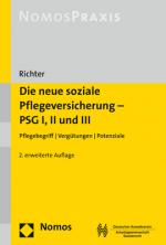 Cover-Bild Die neue soziale Pflegeversicherung - PSG I, II und III