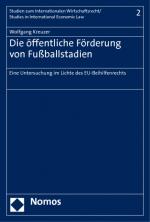 Cover-Bild Die öffentliche Förderung von Fußballstadien