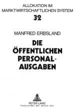 Cover-Bild Die öffentlichen Personalausgaben