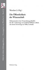 Cover-Bild Die Öffentlichkeit der Wissenschaft