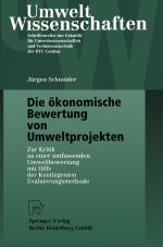 Cover-Bild Die ökonomische Bewertung von Umweltprojekten