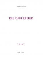 Cover-Bild Die Opferfeier - Liturgieausgabe