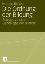 Cover-Bild Die Ordnung der Bildung