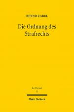 Cover-Bild Die Ordnung des Strafrechts