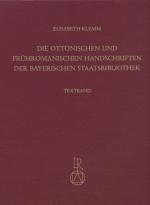 Cover-Bild Die ottonischen und frühromanischen Handschriften der Bayerischen Staatsbibliothek