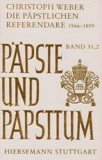 Cover-Bild Die päpstlichen Referendare 1566-1809