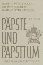 Cover-Bild Die päpstlichen Wahlkapitulationen