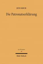 Cover-Bild Die Patronatserklärung