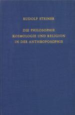 Cover-Bild Die Philosophie, Kosmologie und Religion in der Anthroposophie