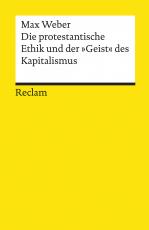 Cover-Bild Die protestantische Ethik und der »Geist« des Kapitalismus. Studienausgabe