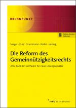 Cover-Bild Die Reform des Gemeinnützigkeitsrechts