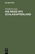 Cover-Bild Die Reise in's Schlaraffenland