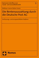 Cover-Bild Die Rentenauszahlung durch die Deutsche Post AG