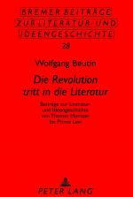 Cover-Bild «Die Revolution tritt in die Literatur»