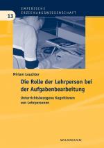 Cover-Bild Die Rolle der Lehrperson bei der Aufgabenbearbeitung