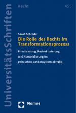 Cover-Bild Die Rolle des Rechts im Transformationsprozess