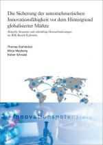 Cover-Bild Die Sicherung der unternehmerischen Innovationsfähigkeit vor dem Hintergrund globalisierter Märkte