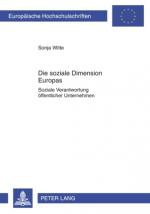 Cover-Bild Die soziale Dimension Europas